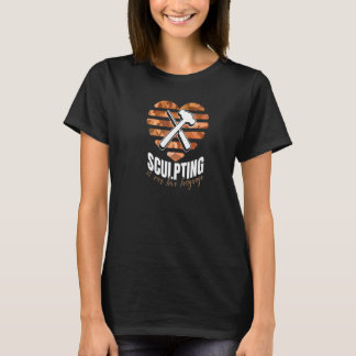 Kostbare Bildhauerei für fröhliche Familien Zitat T-Shirt