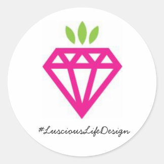 Kostbare Design-Sticker für das Leben Runder Aufkleber