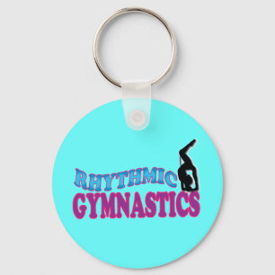 Kostbare rhythmische Gymnastik Schlüsselanhänger