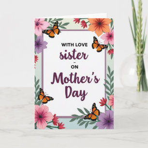 Kostbare Schwester Muttertagskarte Karte