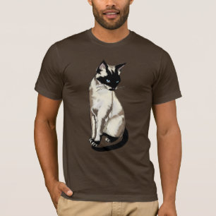 Kostbare siamesische Katze Kunst für Katzen-Fan Be T-Shirt