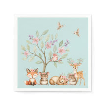 Kostbare Waldtiere Baby Shower