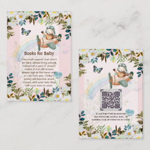 Kostbarer QR-Code für ein Baby-Gedicht Begleitkarte