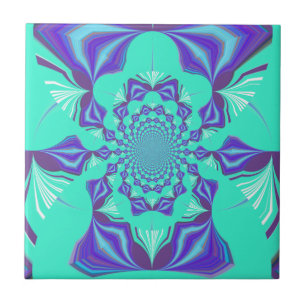 Kostbares Blau Fliese
