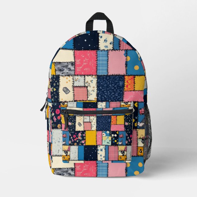 Kostbares Design, spielerisches Muster Bedruckter Rucksack (Vorderseite)