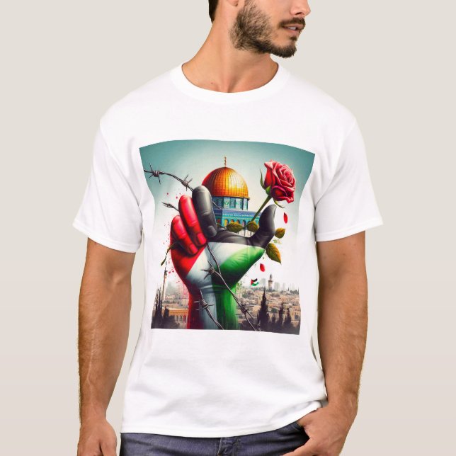 KOSTENFREIER PALESTINE-T - Shirt (Vorderseite)