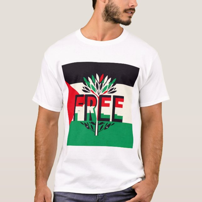 KOSTENFREIER PALESTINE-T - Shirt (Vorderseite)