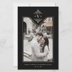 Kostengünstige Black Blüh Golden Initials