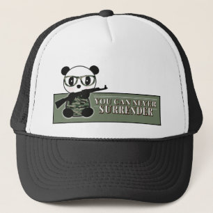 Kostengünstige Camouflage Panda Bear - militärisch Truckerkappe