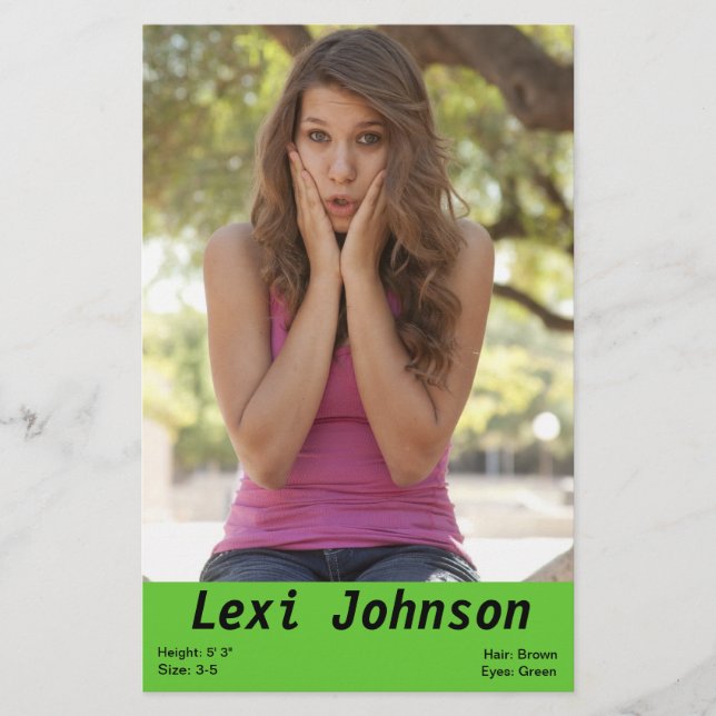 Kostengünstige Comp Cards Flyer (Vorne)