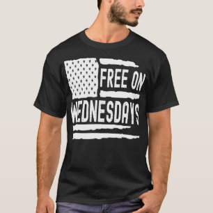 Kostenlos am Mittwoch USA FLAG 6 T-Shirt