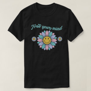 KOSTENLOS IHR MIND lustige 70er Jahre Typografie D T-Shirt