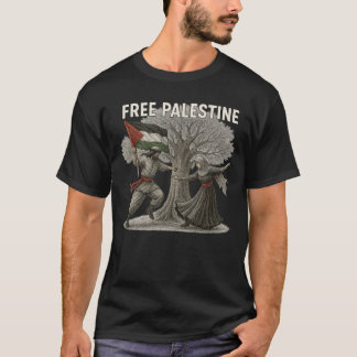 Kostenlos-Palästina-T-Shirt – Wurzeln der Freiheit T-Shirt