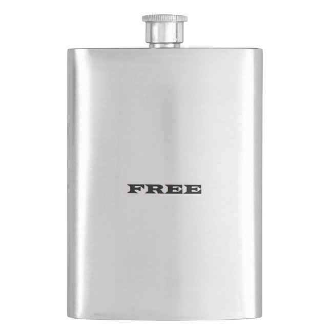 kostenlos Sie sind KOSTENLOSE Flasche Flachmann (Vorderseite)