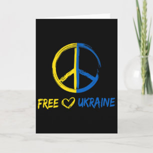 Kostenlos Ukraine Friedenszeichen Für Frauen Männe Karte