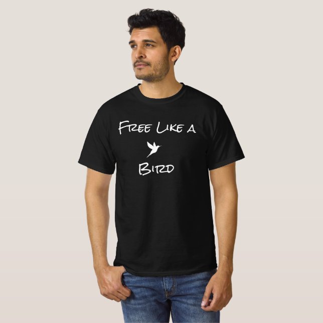 Kostenlos wie ein Vogel-T - Shirt (Vorne ganz)