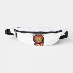 Kostenlose Besenfahrten Halloween-Skelett-Kürbis-S Bauchtasche