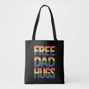 Kostenlose Dad-Hugs LGBTQ Gay Pride Month stolzer  Tasche