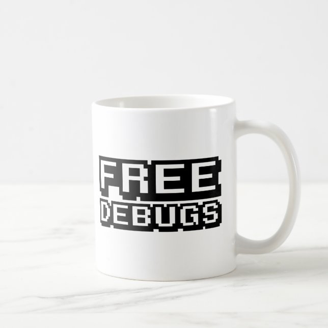 KOSTENLOSE DEBUGS KAFFEETASSE (Rechts)