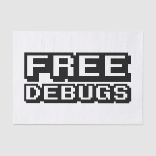 KOSTENLOSE DEBUGS SEIDENPAPIER (Vorderseite)