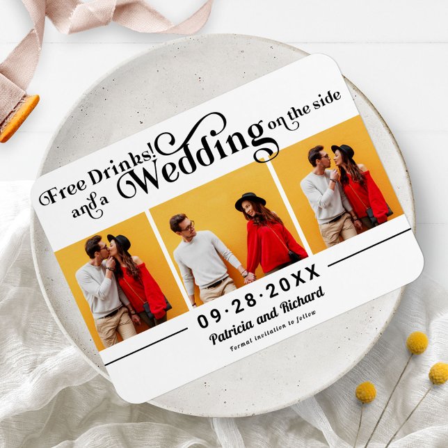Kostenlose Getränke Hochzeiten sparen das 3. Foto  Magnet (Von Creator hochgeladen)