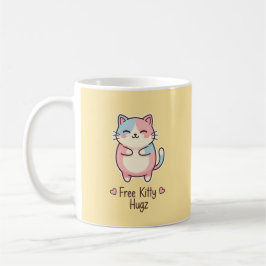 Kostenlose Kitty Hugz Süße Kawaii Katzen Tasse
