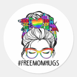 Kostenlose Mama Hugs Gratis Mama Hugs Inklusive Pr Runder Aufkleber
