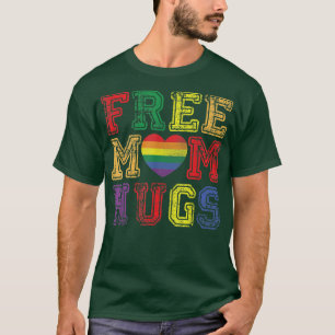 Kostenlose Mama Hugs LGBT Herz-LGBT-Unterstützung  T-Shirt