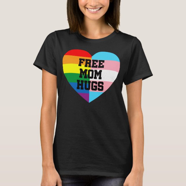 Kostenlose Mama Hugs Shirt, Mama Hugs Shirt, stolz T-Shirt (Vorderseite)