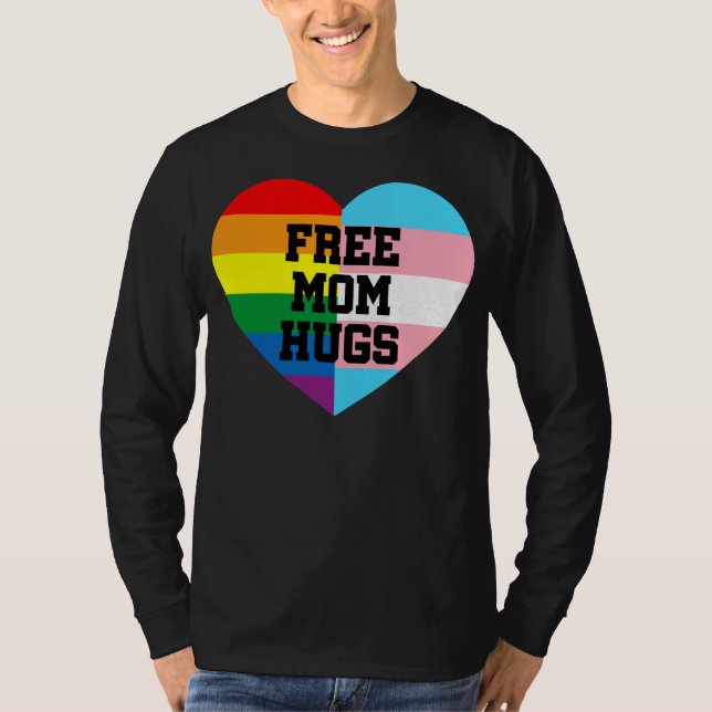 Kostenlose Mama Hugs Shirt, Mama Hugs Shirt, stolz T-Shirt (Vorderseite)