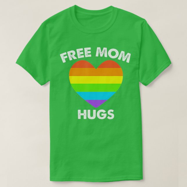 Kostenlose Mama Hugs T T-Shirt (Design vorne)
