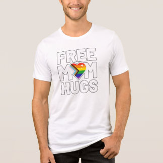 Kostenlose Mama Umarmungen T-Shirt, Regenbogen Sch Tri-Blend Shirt