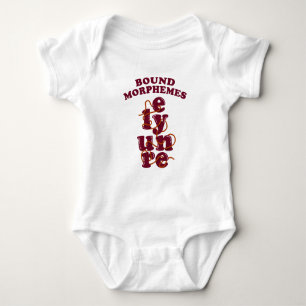 Kostenlose Morphemes Phonics Englisch lernen Baby Strampler