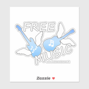 Kostenlose Musik Aufkleber