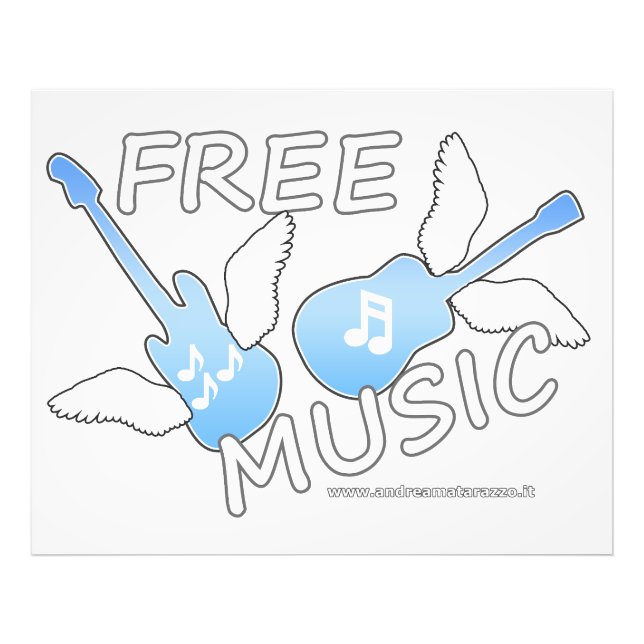 Kostenlose Musik Fotodruck (Vorne)