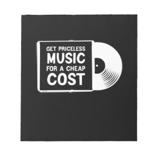 Kostenlose Musik für preisgünstige Preise Notizblock
