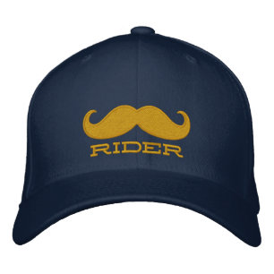 KOSTENLOSE MUSTACHE-RIDES BESTICKTE KAPPE