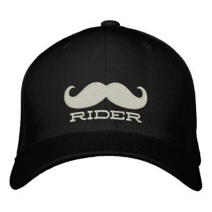 KOSTENLOSE MUSTACHE-RIDES BESTICKTE KAPPE