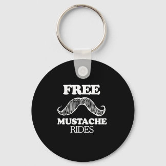 KOSTENLOSE MUSTACHE RIDES T - Shirt Schlüsselanhänger