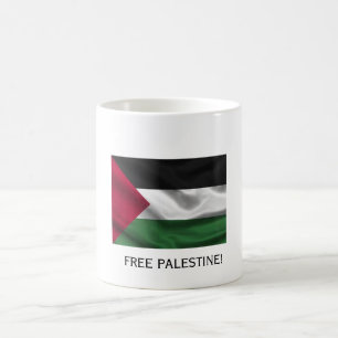KOSTENLOSE PALÄSTINE MIT FLAG KAFFEETASSE