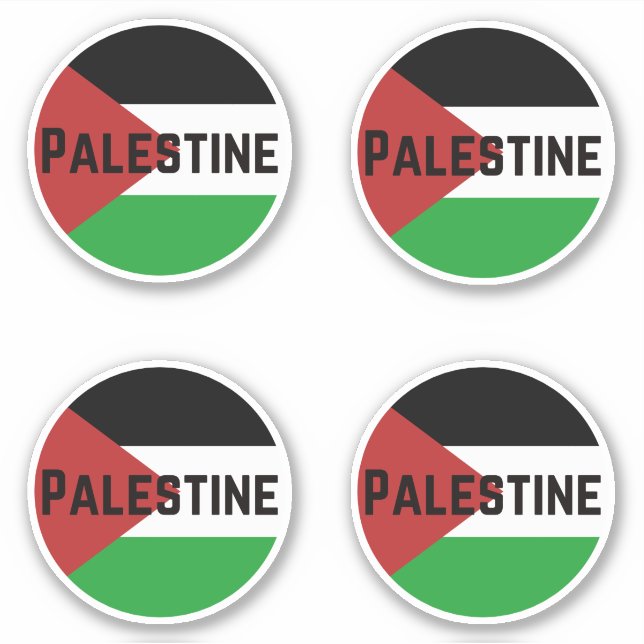 KOSTENLOSE PALESTINE FLAG, kundenspezifisch geschn Aufkleber (Vorderseite)