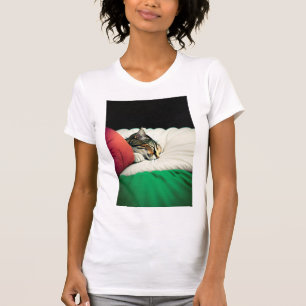 KOSTENLOSE PALESTINE-Flaggenkatze T-Shirt