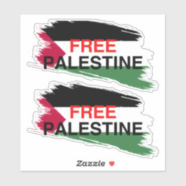 KOSTENLOSE PALESTINE, kundenspezifisch geschnitten Aufkleber