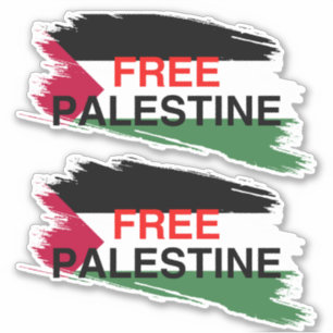 KOSTENLOSE PALESTINE, kundenspezifisch geschnitten Aufkleber