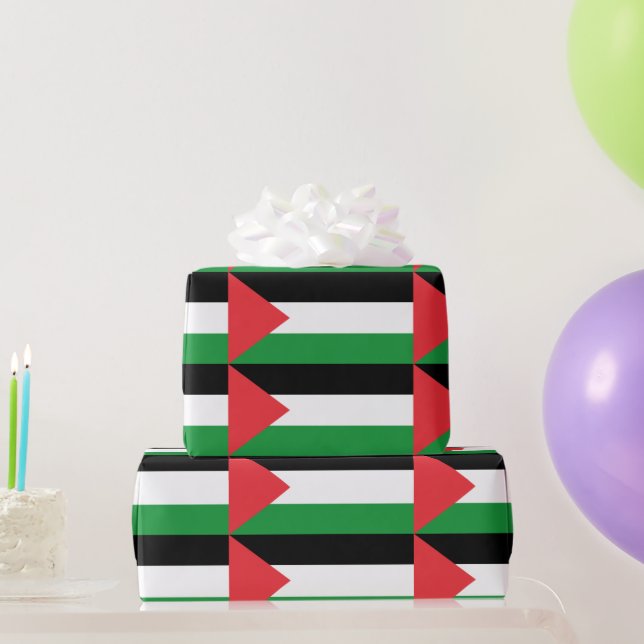 KOSTENLOSE PALESTINE PALESTINE FLAG GESCHENKPAPIER (Partygeschenke)