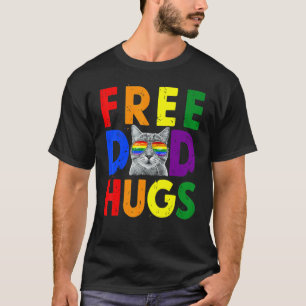 Kostenlose Papa Umarmungen Purride Stolze Ally Kat T-Shirt