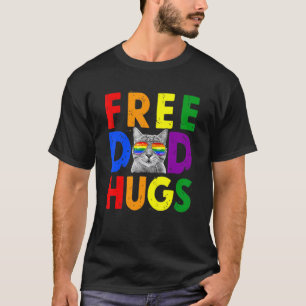 Kostenlose Papa Umarmungen Purride Stolze Ally Kat T-Shirt