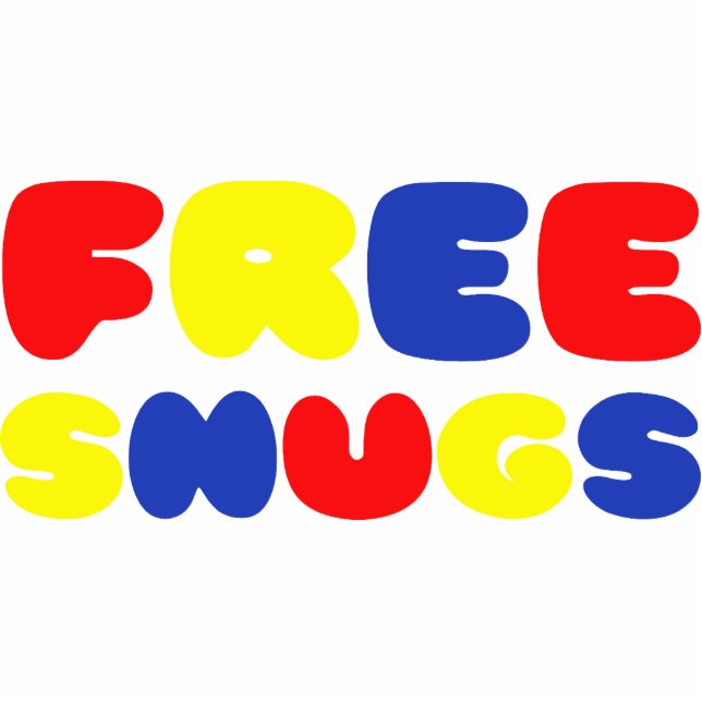 KOSTENLOSE SNUGS FREISTEHENDE FOTOSKULPTUR  (Vorne)