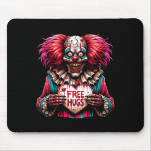 Kostenlose Umarmungen Gruseliger Clown Valentinsta Mousepad
