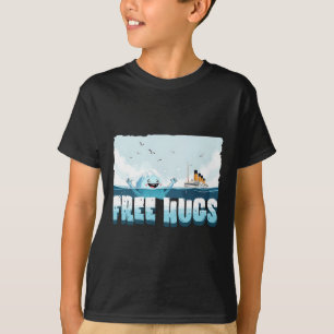 Kostenlose Umarmungen Lustiger Eisberg Kreuzfahrts T-Shirt